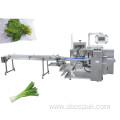 Semi automatic celery horizontal vegetables packing machine